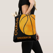 Basketball Coach Persoonlijke sport Retro Tote Bag (Dichtbij)