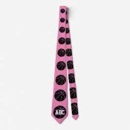 Basketball Coach/Player Custom Team Color/Letters Stropdas