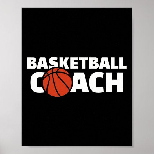 Basketball Coach Poster (Voorkant)