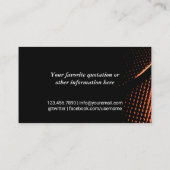 Basketball Coach Professional Sport Instructor Visitekaartje (Achterkant)