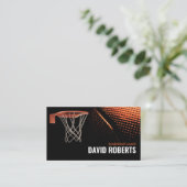 Basketball Coach Professional Sport Instructor Visitekaartje (Staand voorkant)