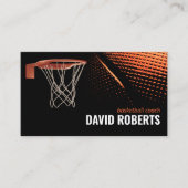 Basketball Coach Professional Sport Instructor Visitekaartje (Voorkant)
