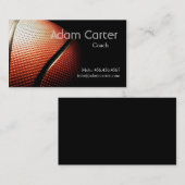 Basketball coach referee Club Sport School Visitekaartje (Voorkant / Achterkant)