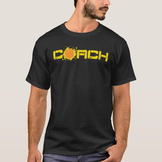 Basketball Coach Retro voor mannen T-shirt (Voorkant)
