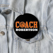 Basketball Coach Ronde Button 4,0 Cm (In situ)