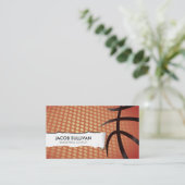 Basketball Coach Scout Professional Sports Visitekaartje (Staand voorkant)