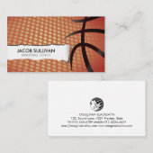 Basketball Coach Scout Professional Sports Visitekaartje (Voorkant / Achterkant)