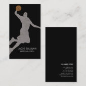 Basketball Coach Scout Professional Sports Visitekaartje (Voorkant / Achterkant)