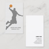 Basketball Coach Scout Professional Sports Visitekaartje (Voorkant / Achterkant)