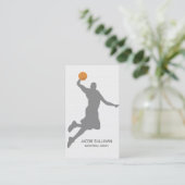 Basketball Coach Scout Professional Sports Visitekaartje (Staand voorkant)