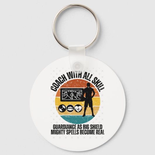 Basketball Coach Sleutelhanger (Voorkant)