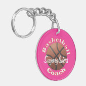 Basketball Coach Sleutelhanger (Voorkant Links)