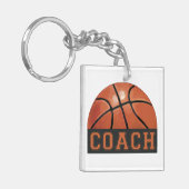 Basketball Coach Sleutelhanger (Voorkant Links)