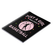 Basketball Coach-speler is maar een meisje dat van Notitieboek (Linkerzijde)