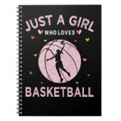 Basketball Coach-speler is maar een meisje dat van Notitieboek (Voorkant)