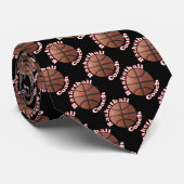 Basketball Coach Sport Single Stropdas (Opgerold)