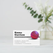 Basketball Coach | Sport Visitekaartje (Staand voorkant)