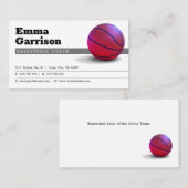 Basketball Coach | Sport Visitekaartje (Voorkant / Achterkant)