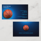 Basketball Coach | Sport Visitekaartje (Voorkant / Achterkant)