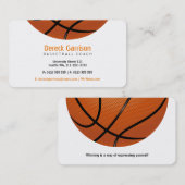 Basketball Coach | Sport Visitekaartje (Voorkant / Achterkant)