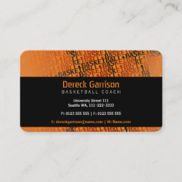 Basketball Coach | Sport Visitekaartje