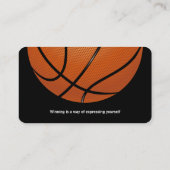 Basketball Coach | Sport Visitekaartje (Achterkant)