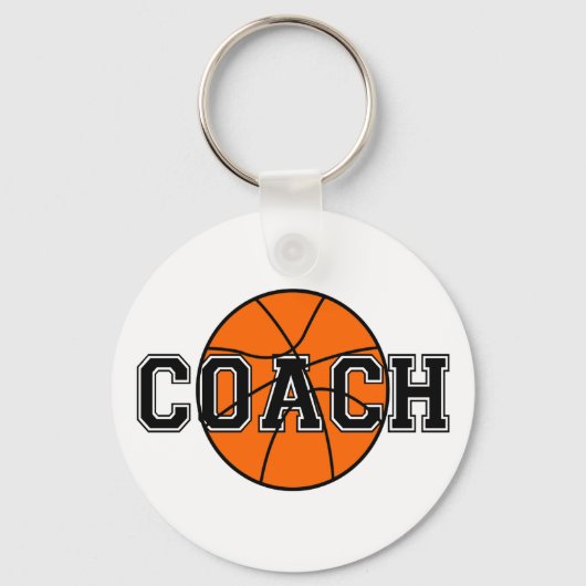 Basketball Coach T-shirts en Gifts. Sleutelhanger (Voorkant)