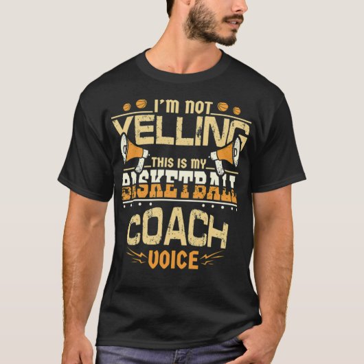 Basketball Coach-team cadeau T-shirt (Voorkant)
