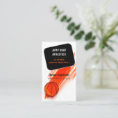 Basketball Coach | Trainer sport Visitekaartje (Staand voorkant)