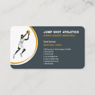 Basketball Coach   Trainer sport Visitekaartje