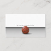 Basketball Coach | Trainer sport Visitekaartje (Achterkant)