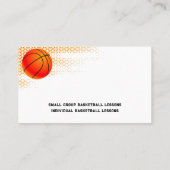 Basketball Coach | Trainer sport Visitekaartje (Achterkant)