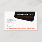 Basketball Coach | Trainer sport Visitekaartje (Achterkant)