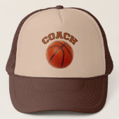 Basketball Coach Trucker Pet (Voorkant)
