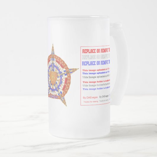 Basketball Coach Uitzicht over ontwerp hieronder Matglas Bierpul (Voorkant rechts)