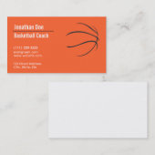 Basketball Coach Visitekaartje (Voorkant / Achterkant)