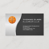 Basketball Coach Visitekaartje (Voorkant)
