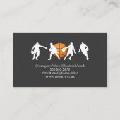 Basketball Coach Visitekaartje (Achterkant)