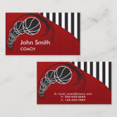 Basketball Coach Visitekaartje (Voorkant / Achterkant)