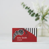 Basketball Coach Visitekaartje (Staand voorkant)