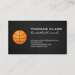 Basketball Coach Visitekaartje