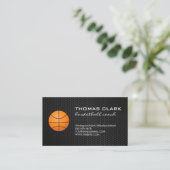 Basketball Coach Visitekaartje (Staand voorkant)