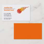 Basketball Coach Visitekaartje (Voorkant / Achterkant)