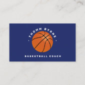 Basketball Coach Visitekaartje (Voorkant)