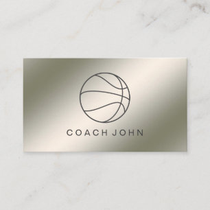 Basketball Coach Visitekaartje 2019