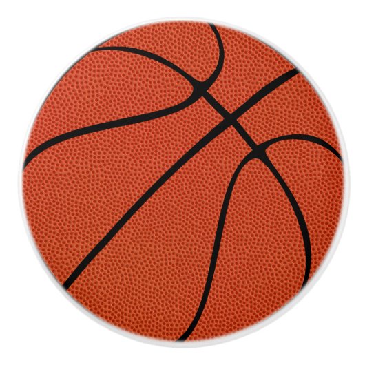 Basketball Coach's Kantoor- of Mancave Knob Pulls Keramische Knop (Voorkant)
