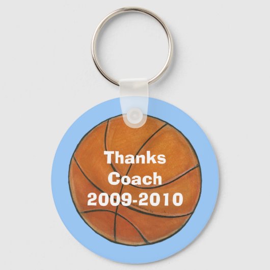 Basketball Coach's Sleutelhanger (Voorkant)
