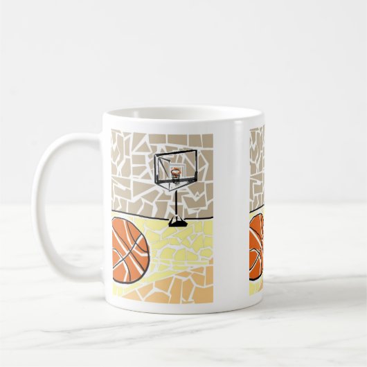 Basketball Coffee Mok (Links)