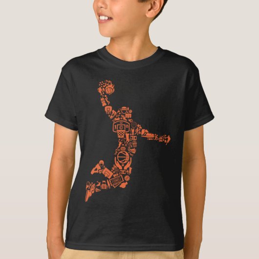 Basketball Collage T-shirt (Voorkant)