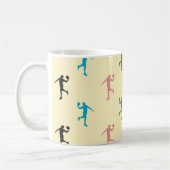 Basketball - Colorful Player Pattern Koffiemok (Links)